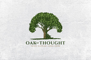 Oak of Thought Logo Template