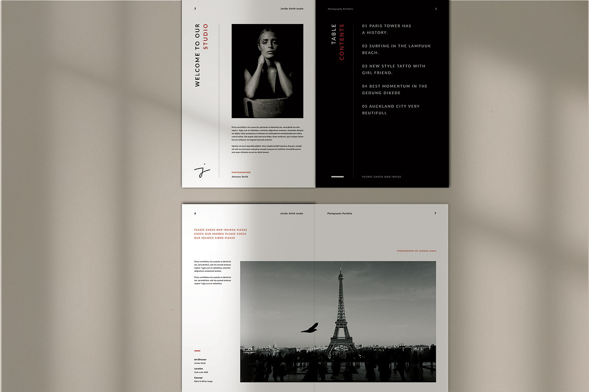 Photography Portfolio, a Brochure Template by Occy Design (Photo 2 of 11)