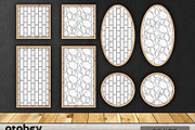 Patterned Frame SVG 154, a Graphic by AtacanDigital (Thumbnail 2 of 4)