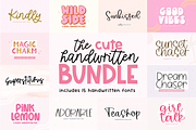 Cute Handwritten Font Bundle, a Script Font by KA Designs (Thumbnail 1 of 14)