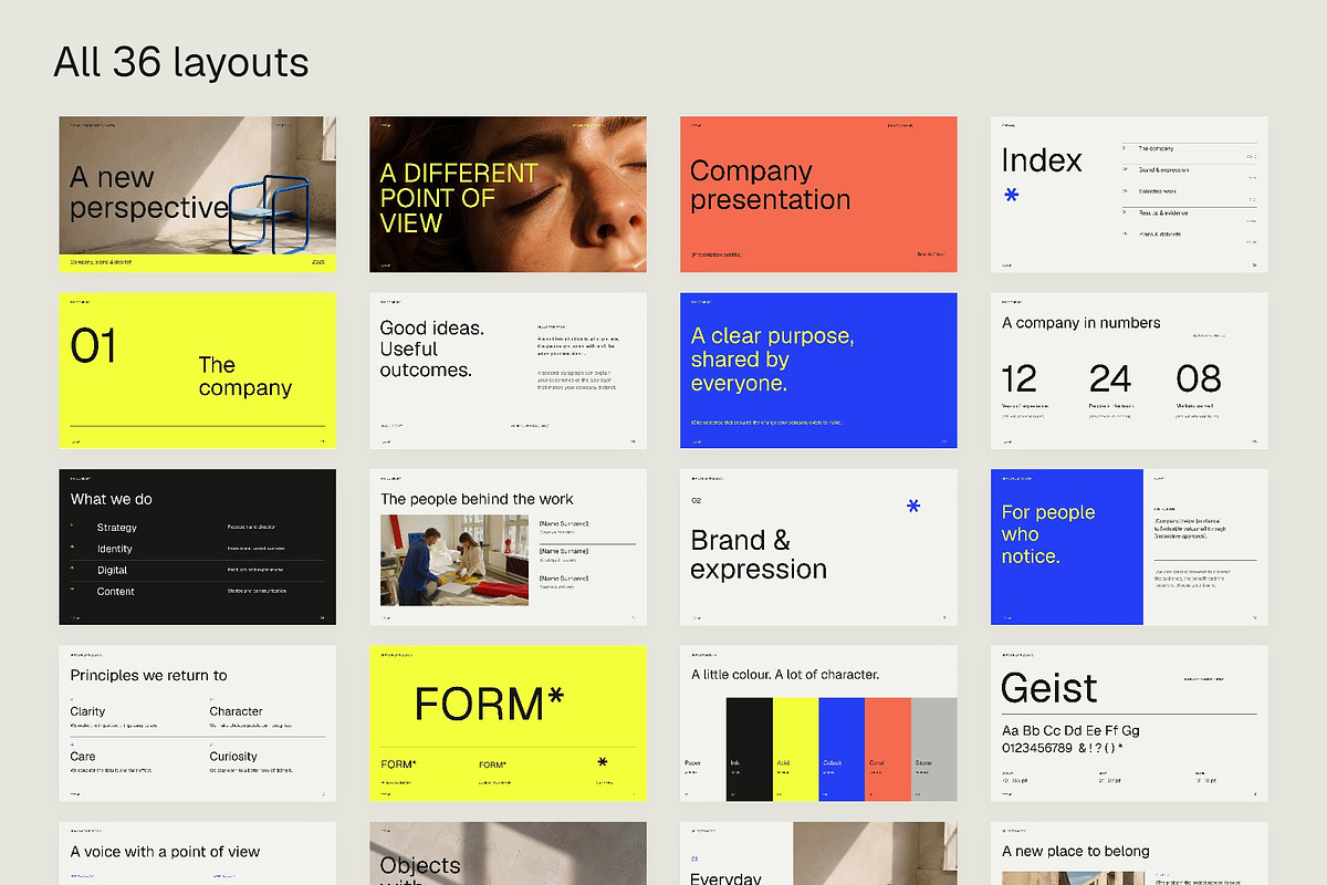 FORM Presentation System, a Presentation Template by Oday Noon (Photo 7 of 7)
