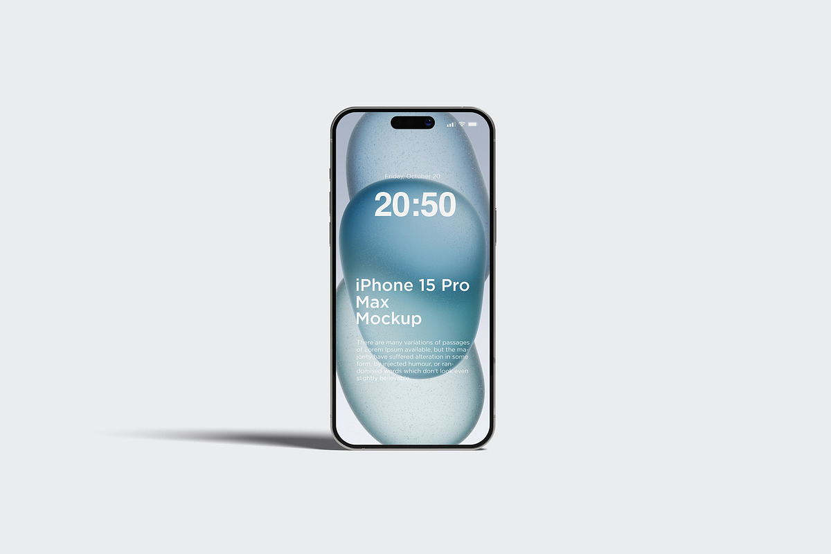 Iphone 15 Pro Max Mockup