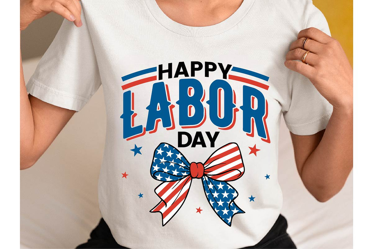 Labor Day Coquette Bow PNG SVG, an Object Graphic by EllaMaiyaali (Photo 3 of 8)