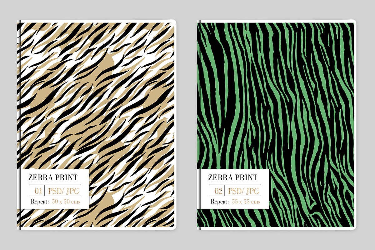 Zebra Patterns | 14 Prints Design, a Pattern Graphic by Luiz da Rolt Grathwohl (Photo 9 of 10)