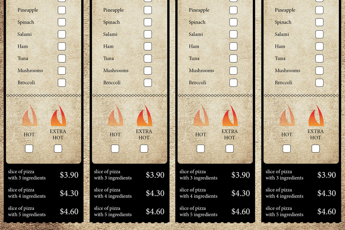 My customized pizza, a Flyer Template by GoodDesignCreation (Photo 3 of 3)