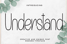 Understand | Script Font