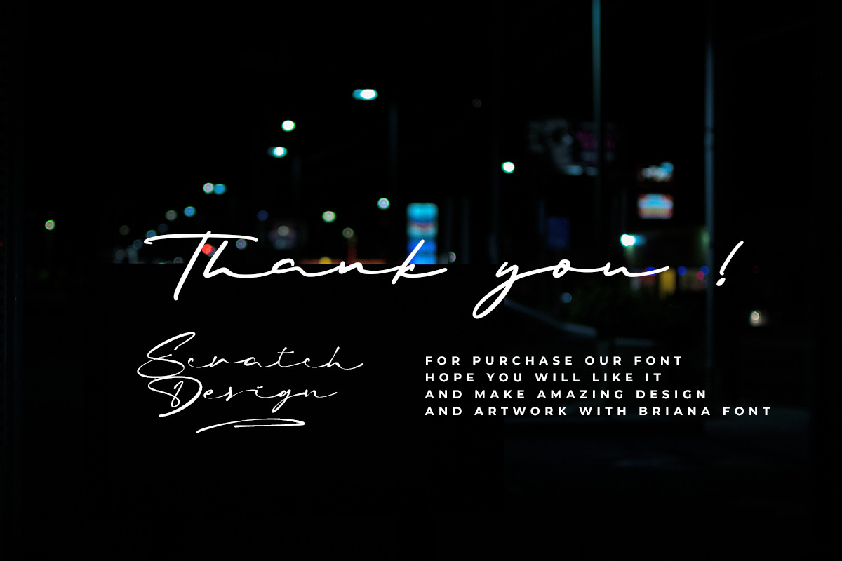 Briana | 2 Styles Signature Font, a Script Font by Scratch Design (Photo 15 of 15)