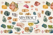 Abstract Watercolor Splotches PNG, a Decorative Illustration by whiteheartdesign (Thumbnail 7 of 15)