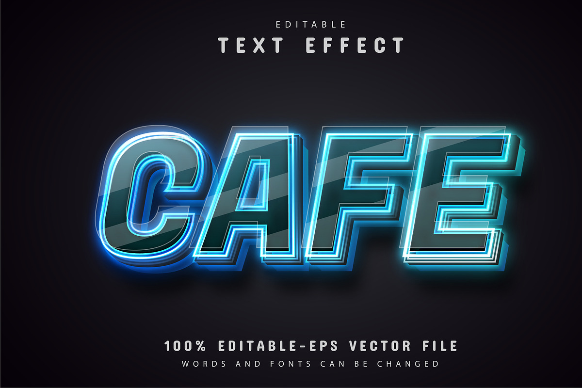 40 Neon text effect editable, a Plug-in Add-On by Aglonemadesign (Photo 14 of 20)