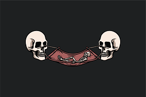 Featuring a Skeleton, an Object Illustration by nomlimo.com
