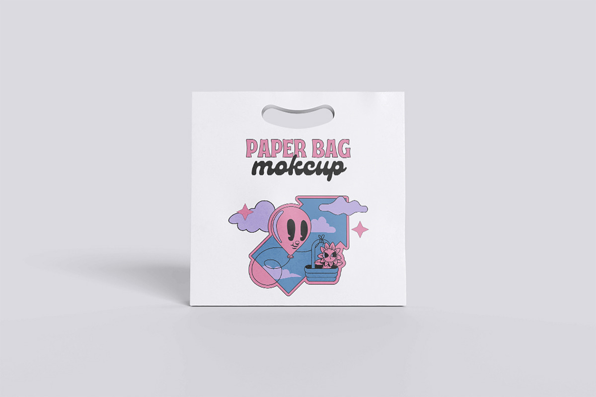 Paper Bag Mockup, a Packaging Mockup by xavier_studio (Photo 3 of 5)