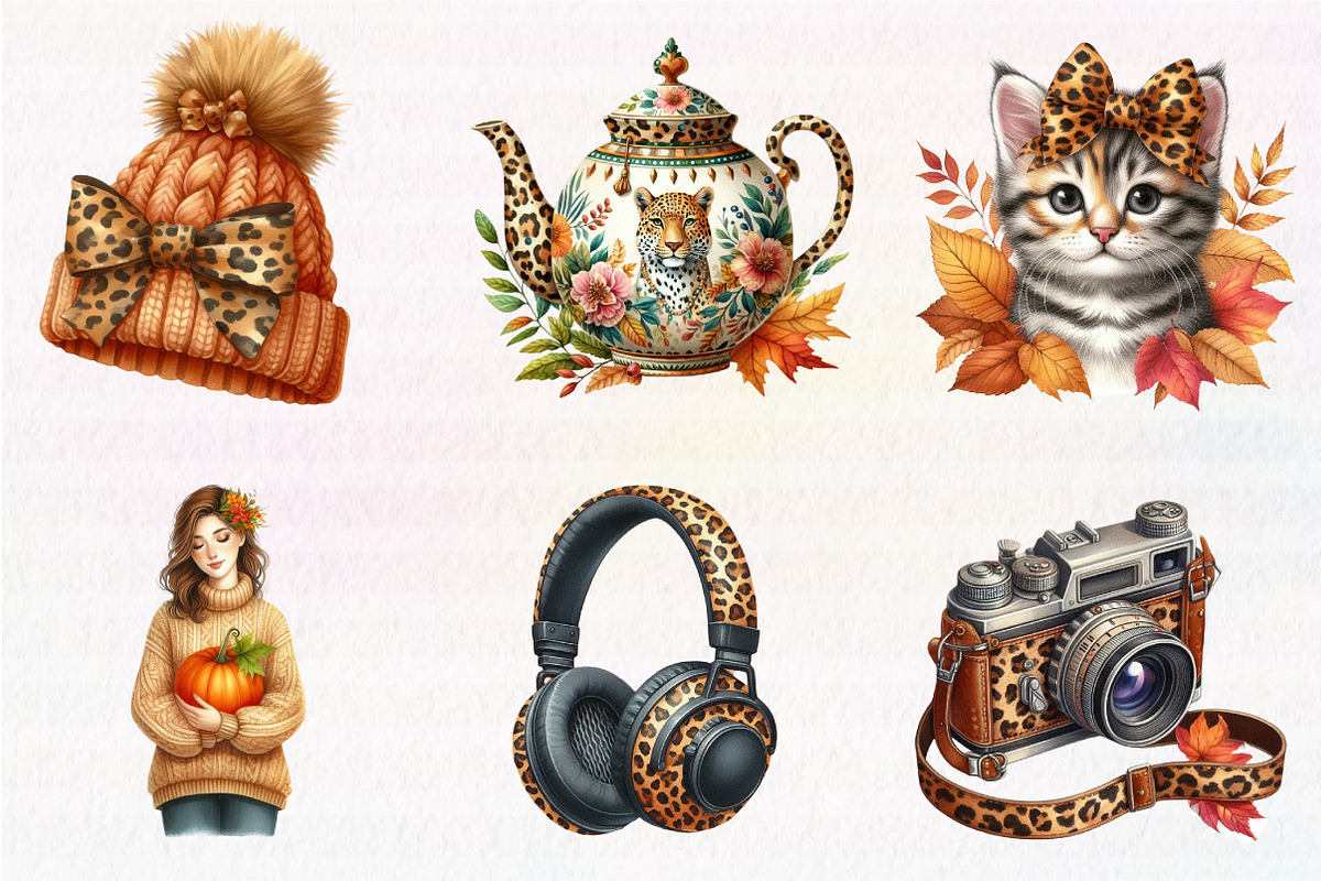 Autumn Clipart Collection, an Illustration by CreationArt (Photo 2 of 5)