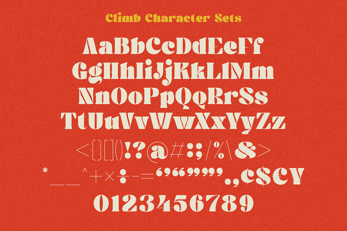 Climb - Display Serif Font, a Serif Font by Almeera Std (Photo 5 of 8)