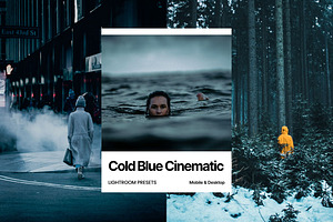 Cold Blue Cinematic Lightroom Preset