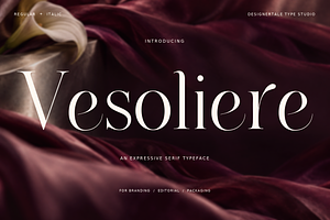 Vesoliere Elegant Serif Font