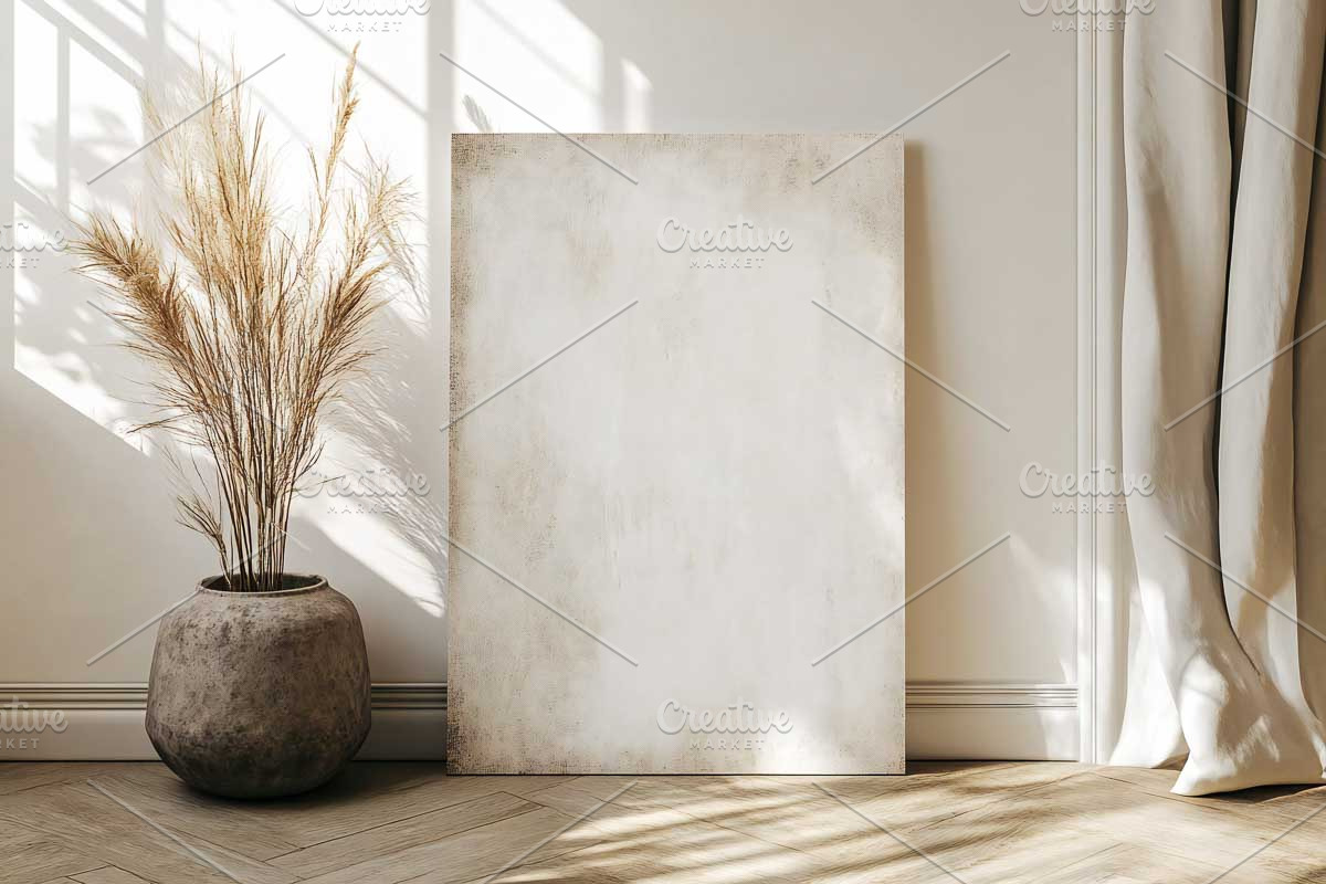 Art Canvas Mockup Minimal Interior, a Templates & Theme by VetalStock (Photo 7 of 12)