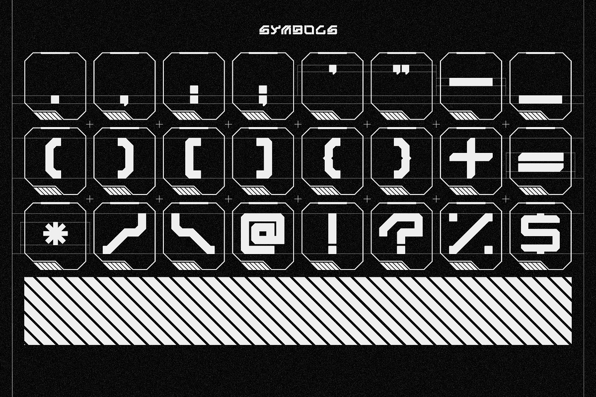 PAYUN - Futuristic Display Font, a Sans Serif Font by Hello Muh (Photo 4 of 6)