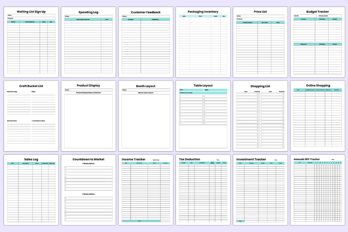 2025-2026 Craft Business Planner Kdp, a Stationery Template by Mustafiz (Photo 6 of 7)
