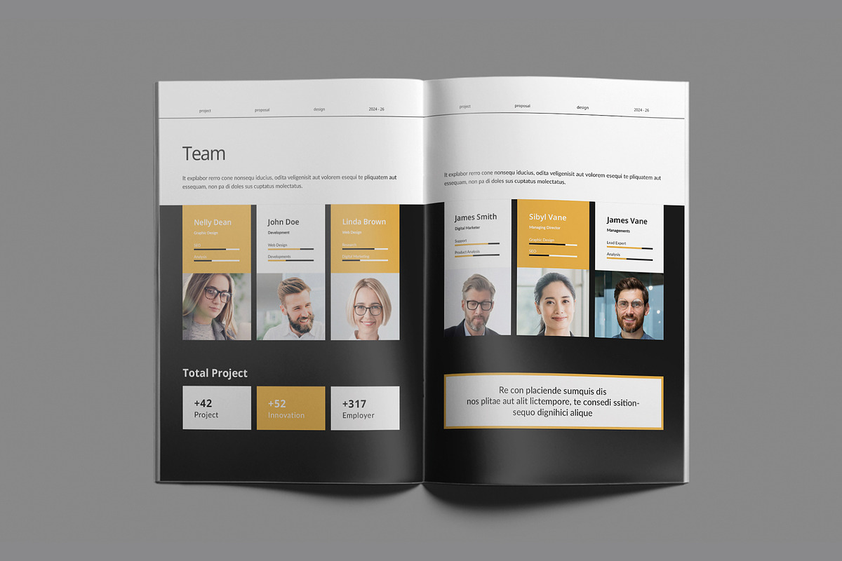 Project Proposal Brochure Template preview 5