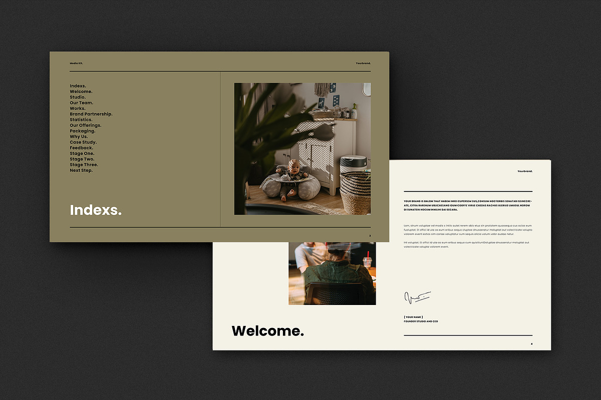 Media Kit Powerpoint Template, a Presentation Template by Occy Design (Photo 2 of 7)