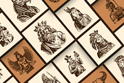 Vintage Cultures and Civilization, a Person Illustration by Creative Stall (Thumbnail 7 of 33)