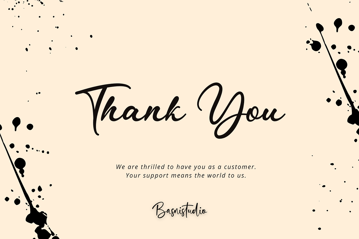 Andalugia Elegant Script Font, a Script Font by Basnistudio (Photo 9 of 9)