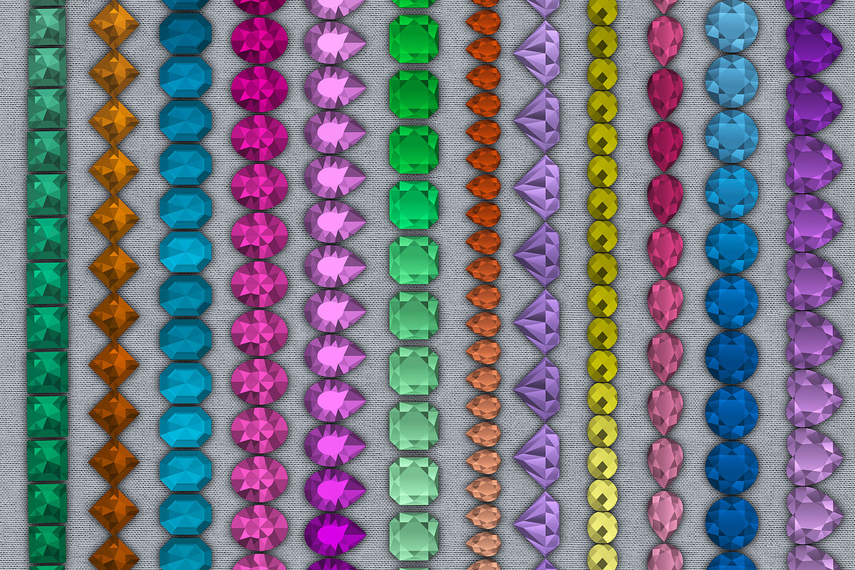 Gems Brushes for Procreate, a Brush Add-On by Hanna Inaiáh (Photo 7 of 7)