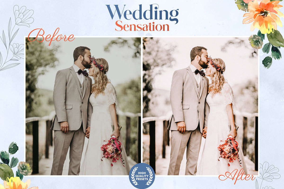 10 Bright Wedding Lightroom Presets, an Action Add-On by Design & Presets Pro (Photo 3 of 7)