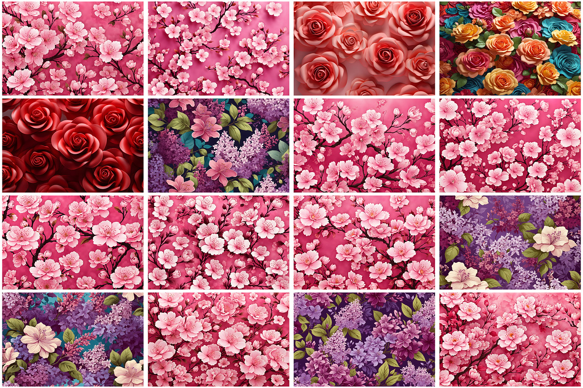 Flowers Background, a Background Graphic by Forhadx5 (Photo 3 of 4)