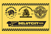 Delutchy | Display Retro Bold Font, a Sans Serif Font by Tiptop Graphic (Thumbnail 4 of 9)