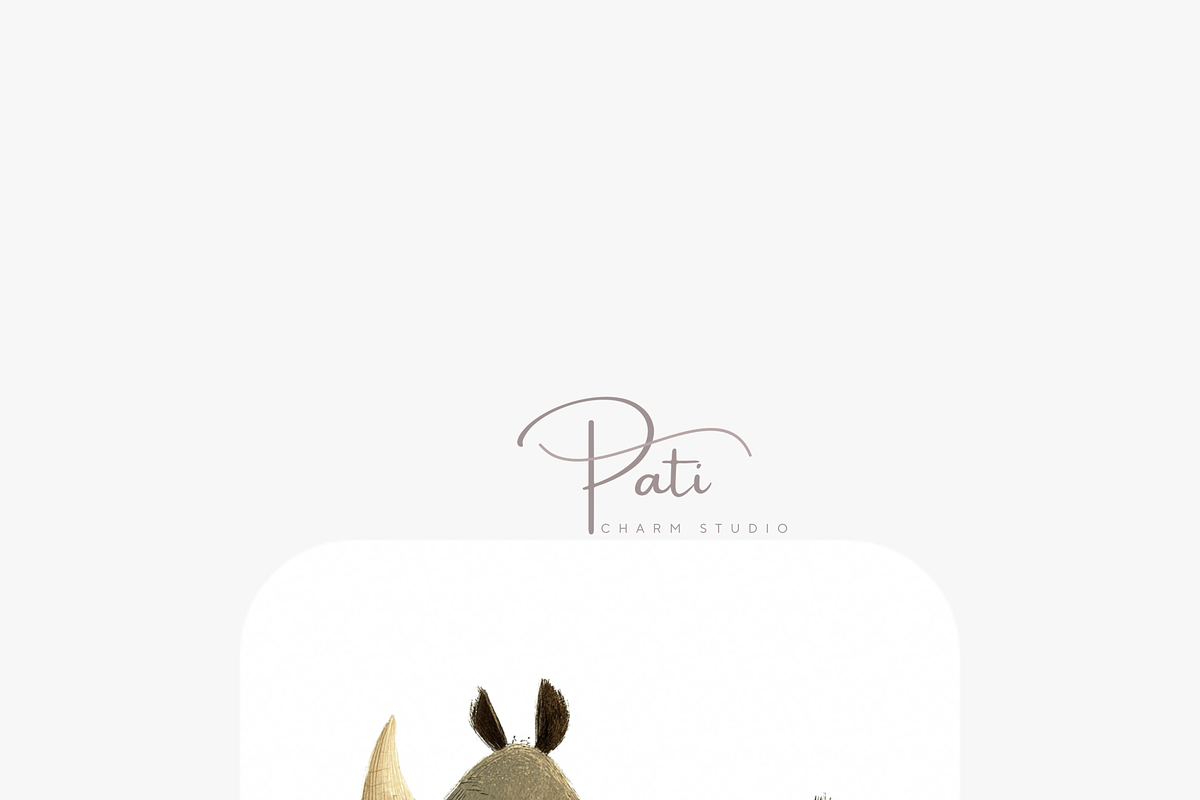 40 Baby Safari Clipart, an Animal Illustration by Pati Charm Studio (Photo 7 of 9)