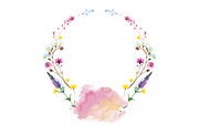 Wild Flowers watercolor PNG set, a Decorative Illustration by WatercolorPNG.com (Thumbnail 12 of 13)