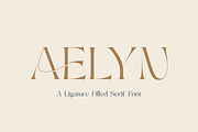 Aelyn - Ligature Serif Font, a Serif Font by Surplus Type Co (Thumbnail 1 of 12)