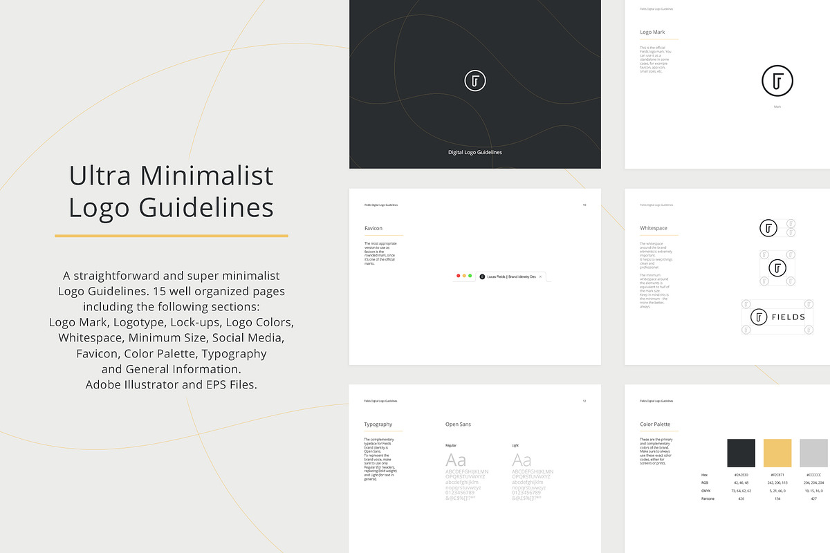 Digital Brand Guidelines, a Brochure Template by Underelevated (Photo 1 of 6)