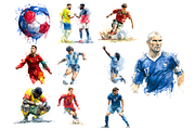 Soccer World Cup Clipart Bundle, a Decorative Illustration by stickermadness (Thumbnail 4 of 4)