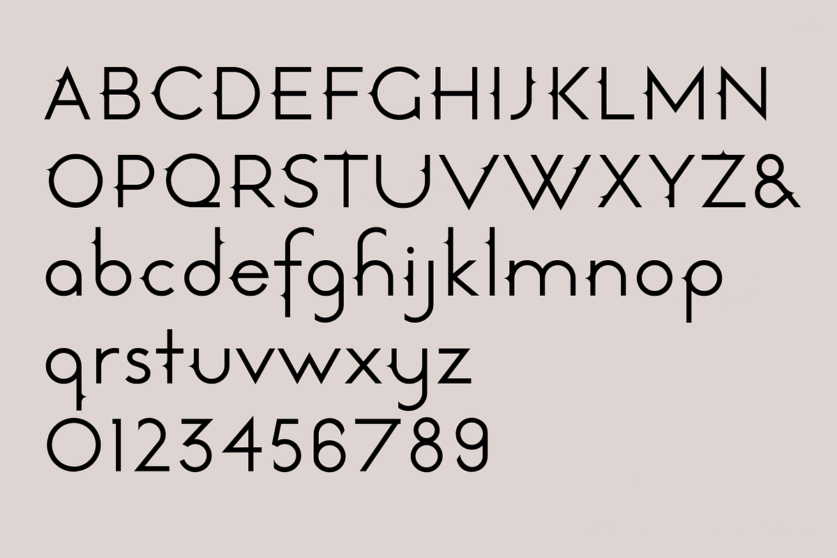 Rathbone. Unique display font, a Sans Serif Font by LostandFoundry (Photo 6 of 7)