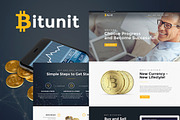 Bitcoin WordPress Theme, a WordPress Template by Zemez (Thumbnail 1 of 6)