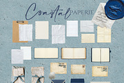 Coastal paper 180+ Vintage textures, an Object Graphic by 60secondsArt (Thumbnail 5 of 12)