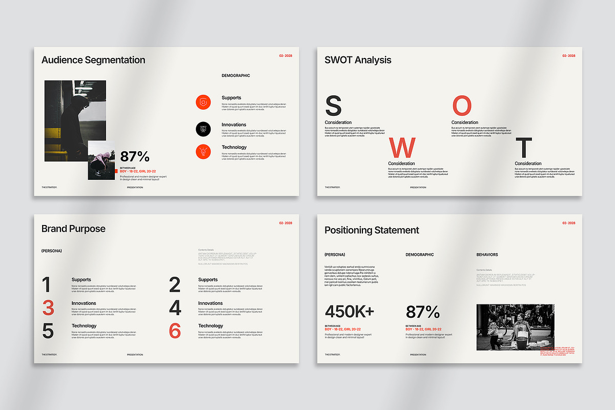 Brand Strategy Presentation Template, a Presentation Template by Oriofix (Photo 8 of 11)