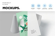 A4-A5-A6 Portrait Flyer Mockup, an Advertising Mockup by megostudi0 (Thumbnail 4 of 7)