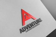 Letter A logo, a Branding & Logo Template by Josuf Media (Thumbnail 1 of 4)