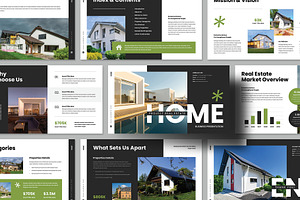 Real Estate Presentation Template, a Presentation Template by Pixelpick