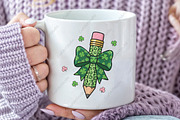 St Patricks Day Teacher Coquette PNG, an Illustration by CraftArtStudio (Thumbnail 2 of 4)