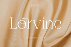 Lorvine | Elegant Modern Serif Typef