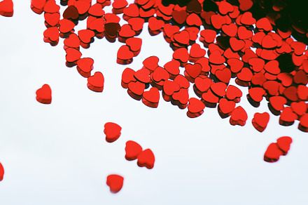 An amazing and lovely macro with space and clear about heart pur, an Abstract Photo by NanihtaCreative