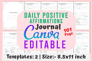 Daily Positive Affirmation Journal