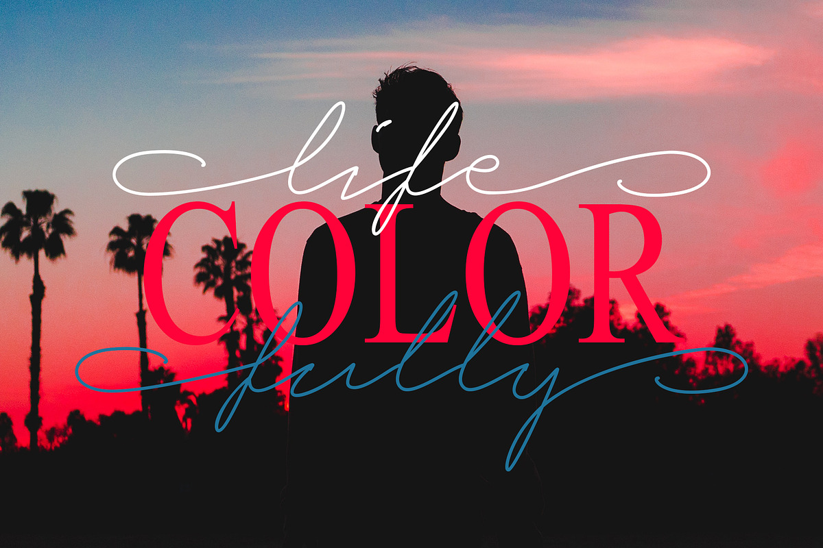 Lemonade Signature Font preview 3
