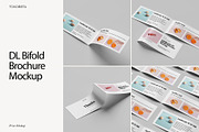 DL Bifold Borchure Mockup, a Books & Magazine Mockup by Tokobeta (Thumbnail 1 of 8)