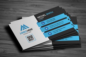 Company Business Card, a Business Card Template by Saman Osama