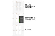 4x6 cards mockup with clothespins, a Print Template by Dorado Stock (Thumbnail 2 of 3)